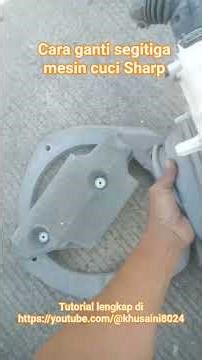 How to replace the triangle on a Sharp washing machine #tutorial #service #washing machine #laund...