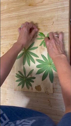 I Tried Aging Paper with Real Plants