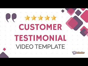 Customer Testimonial Video Template