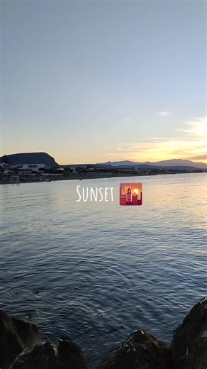 Sunset #crete #sunset #sea #beach #greece