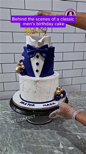 Luxury Gentleman Cake: Step-by-Step Decorating Guide
