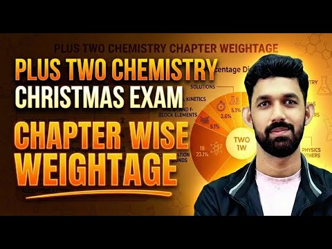Plus Two Chemistry Christmas Exam | Chapter Weightage | Exam Winner