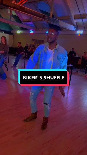 Country Dancing with Biker's Shuffle Line Dance