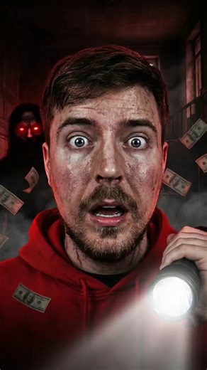 MrBeast Trapped in a Haunted Mansion #mrbeast
