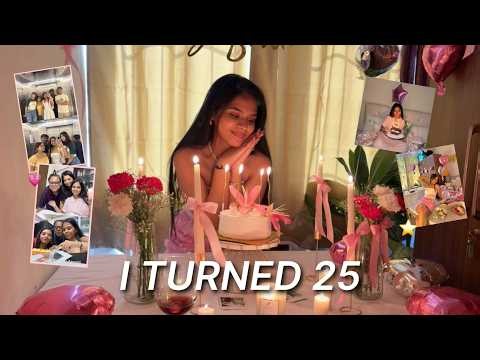 25th BIRTHDAY VLOG 🥹💗 | I Turned 25, Birthday Surprises & Celebration with Friends & Family