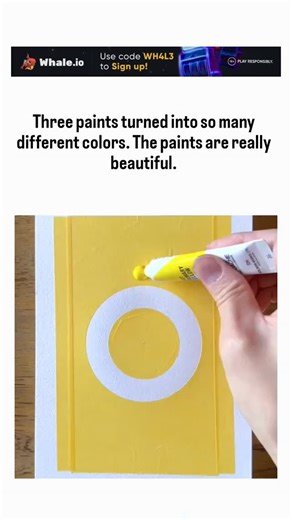 inavinate01 on Instagram: "The post features a 27-second video tutorial where an artist blends yellow, red, and blue paints into a vibrant rainbow color wheel on yellow paper, demonstrating subtractive color mixing principles from art education. Posted by @zriellavanya , an account dedicated to sharing random enjoyable videos, it garnered over 325,000 views and 800 likes within hours, sparking mostly Indonesian-language replies praising the smooth gradients and colors. This type of content taps 