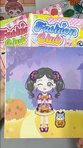 Chibi Fashion Girl Dress Up Sticker Book #anmylittleworld