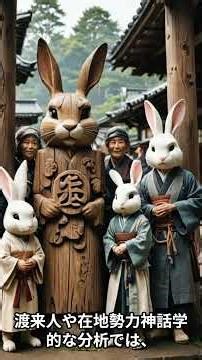 Local Japanese mythology: The model for the White Rabbit of Inaba: Tottori City, Tottori Prefectu...