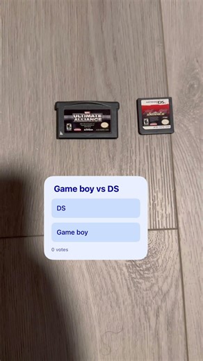 Game boy vs DS?!?! #checkacola #nintendo #decision #nostalgia #question #shorts #topfour
