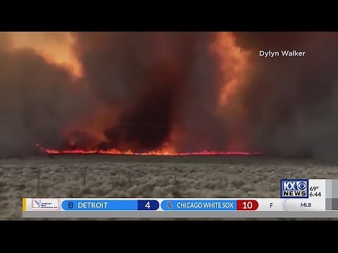 How the fire tornado is formed