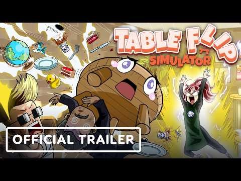 Table Flip Simulator - Official Release Date Reveal Trailer