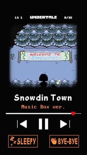 UNDERTALE - Snowdin Town | Relaxing Music Box