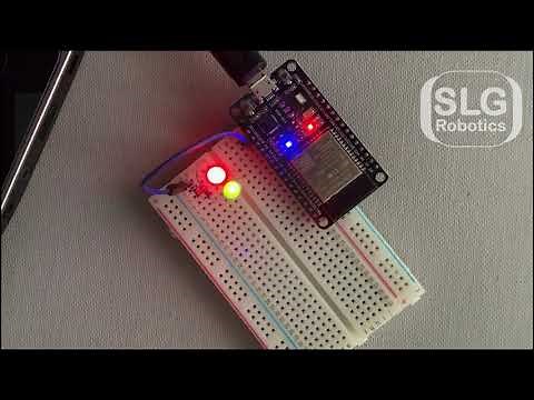 Contrôle à distance via le module wifi ESP32 : application web pour allumer et éteindre des LEDs