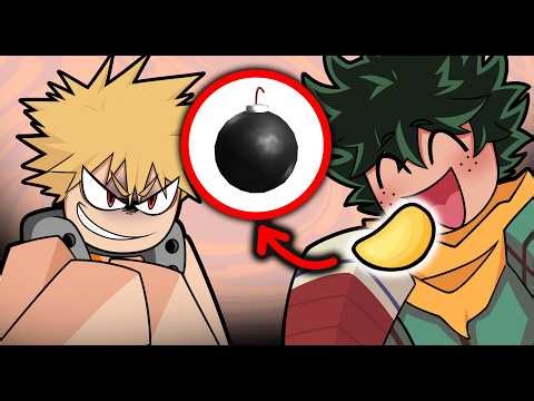 MHA Voice Actors TROLL in BOMB CHIP on Roblox