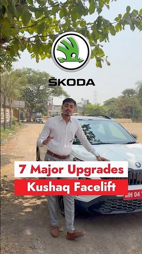 7 new features added in 2026 Skoda Kushaq facelift #shorts #skodakushaq