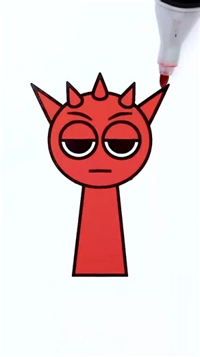 ⏪ Reverse Play ❤️ Coloring Raddy from Sprunki 😻✨ #glitter #art #sprunki #raddy #color | Inspireloft