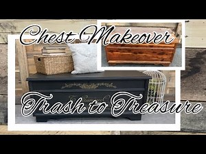 OH MY!! This Cedar Chest Makeover || Trash to Treasure || Furniture Makeover