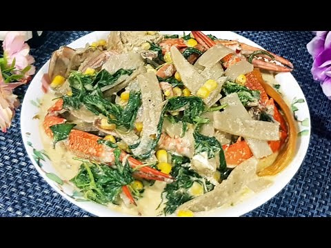GINATAANG LABONG na may SALUYOT at ALIMASAG -ilonggo version | GINATAANG LABONG Recipe | Kanamit Gid