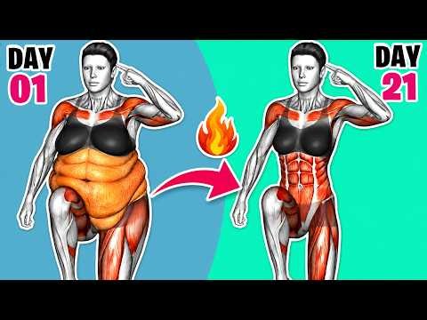 30-Min Standing Workout to LOSE STUBBORN BELLY FAT | Women's Home Fitness Routine