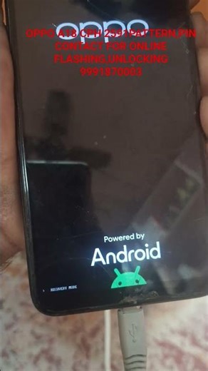 OPPO A18 CPH 2591 PATTERN PIN UNLOCK,HARD RESET