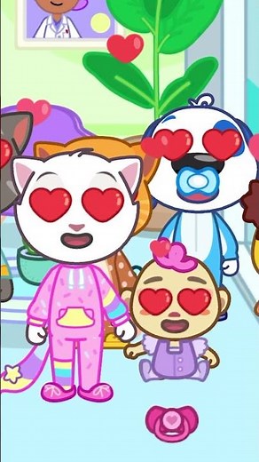 Babies Tom and Angela go to the doctor 🩺👶🍼 #TalkingTomFriendsWorld #Babies