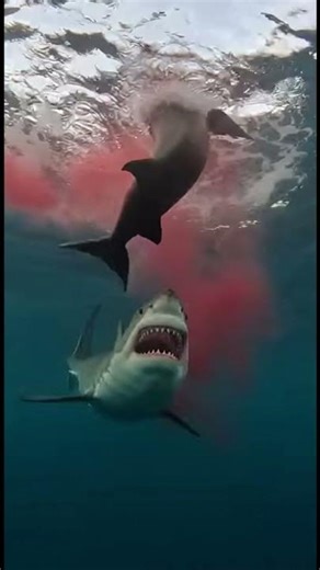 SHARK ATTACKS SEAL: INTENSE Underwater Battle! [AI]