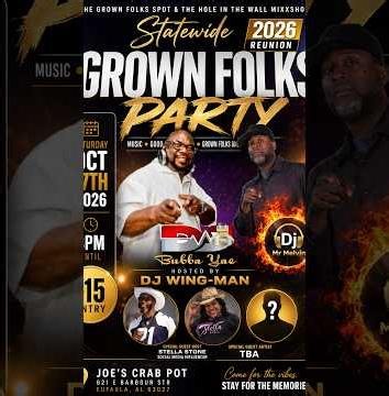Tha Grown Folks Spot & The Hole In The Wall Statewide Reunion Grown Folks Party 2026 #dj #music