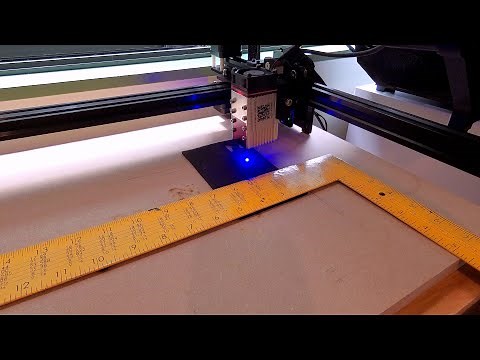 Testing out the NEJE 40W Laser cutter/engraver