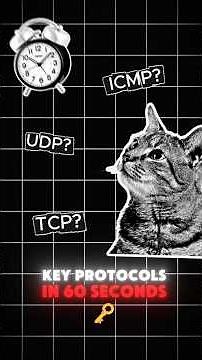 TCP vs UDP vs ICMP - Explained in 60 Seconds! #networking