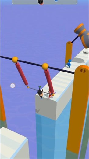 Epic Rope Bridge Battle!| Funny ObstacleChallenge Gameplay | Mobile Game Fun #MobileGame#FunnyGame