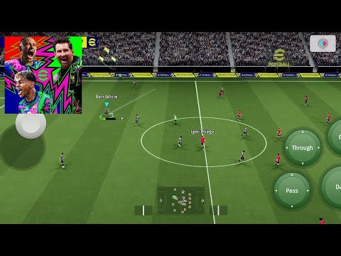 eFootball™ Event vs AI European Clubs Beginners match Gameplay in Realme X7 5G