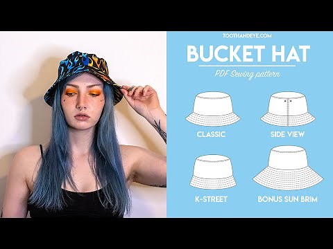 || How to Make Bucket Hats with Downloadable Sewing Pattern | Beginner to Intermediate