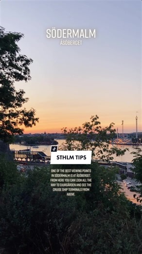 Discover the Best Views at Åsöberget in Södermalm, Stockholm