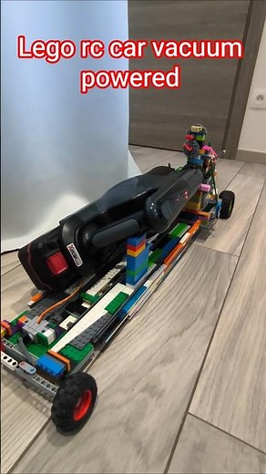 Lego vacuum engine+rc car #lego #legovacuumengine #legomoc #legoengine #legotechnic