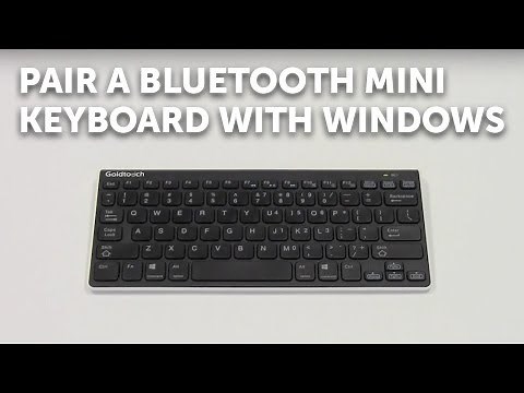 How to pair a Bluetooth Mini Keyboard with Windows