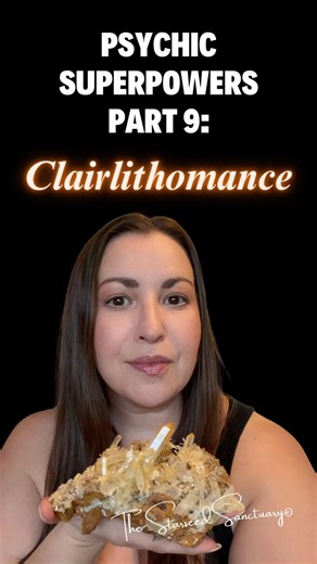 Clairlithomance: Psychic Crystal & Grid Work ✨💎🫶🏼 #psychic #superpower