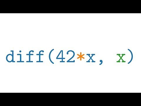 Symbolisches Differenzieren (Ableiten) mit Python und SymPy