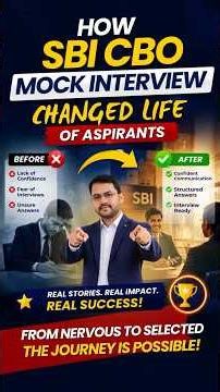 How SBI CBO Mock Interview Changed Life of Aspirants | Knowledgist Matters
