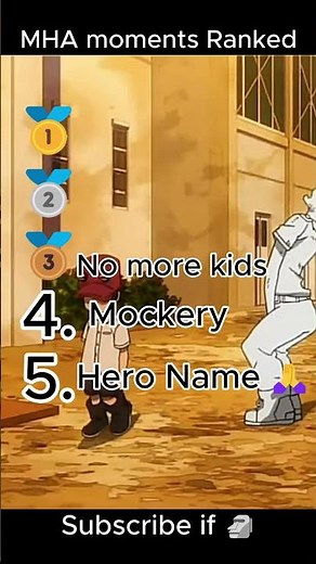 MHA MOMENTS RANKES (Don't click the sound) #mha#bnha#shorts#viral#fyp#anime#manga#memes#funny