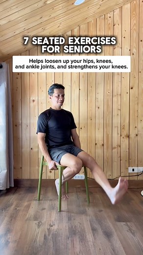 1.4M views · 15K reactions | Gentle on the joints, powerful for mobility! 7 seated exercises to help seniors move with ease and confidence. | Physical Therapy Session | Facebook