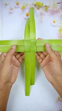 From Leaf to Flower in Minutes! Coconut Leaf Magic 🌸✨