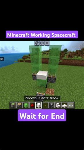 Minecraft Working Spacecraft 🚀 Tutorial | #minecraft #trending