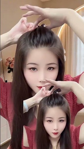✨ Easy High Ponytail Hairstyle Tutorial | Elegant Hair Look 💫