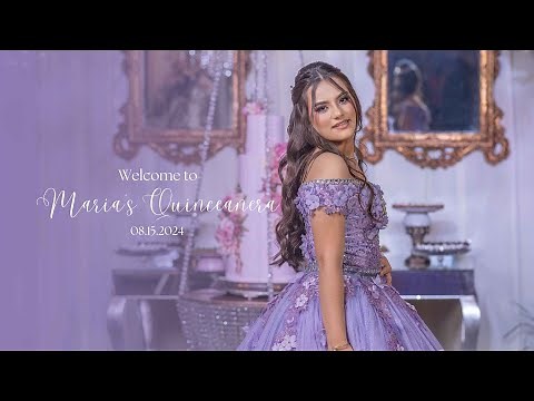 Quinceañera Photo Slideshow Canva Video Template, Birthday Slideshow Canva Template