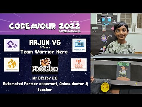 11-Year-Old's AI Project | Team Warrior Hero's Codeavour 2022 Reveal | Pictoblox