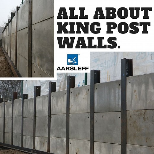 What are King Post Walls? - Aarsleff Ground Engineering
