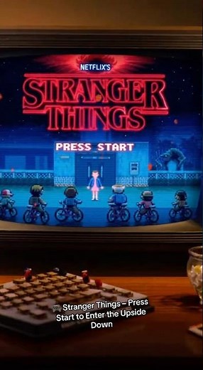 Stranger Things… as a playable NES game! 🎮🔥