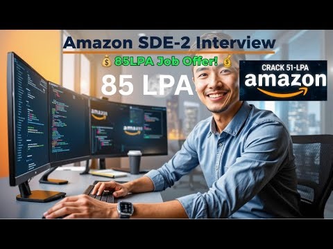 Amazon SDE-2 DSA Interview | CTC 85LPA | Video Solution By Kumar K | Part 1