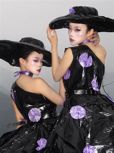 垃圾袋也可以做成衣服。 | DIY Clothes