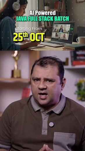 Java Full Stack Development Batch Starting 25th Oct | Learn LIVE on Zoom | Mentor Sachin Kapoor